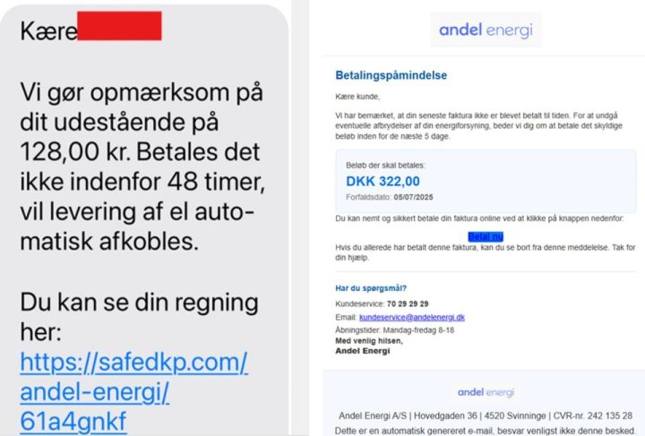 Eksempler svindelforsøg