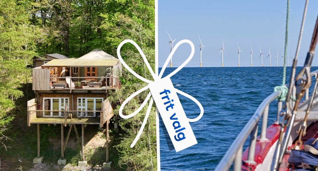 Hvis du vinder kan du frit vælge mellem 2 oplevelser.